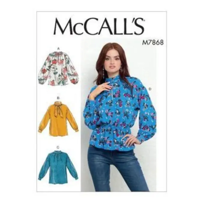 McCall’s Weite Bluse mit verschiedenen Ausschnitt- und Ärmelvariationen Heißes Angebot