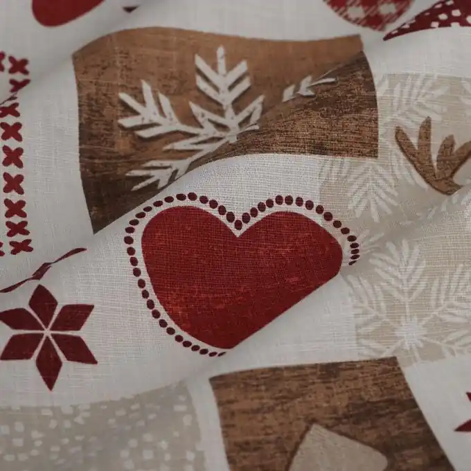 Dekostoff Slub Val Thorens Beige Nur Heute