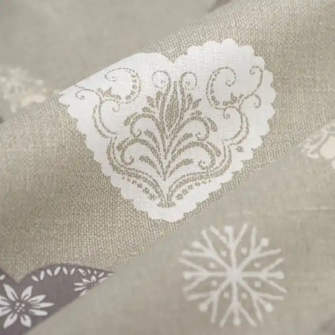 Zertifiziert Cretonne Amancy Herzen Natur