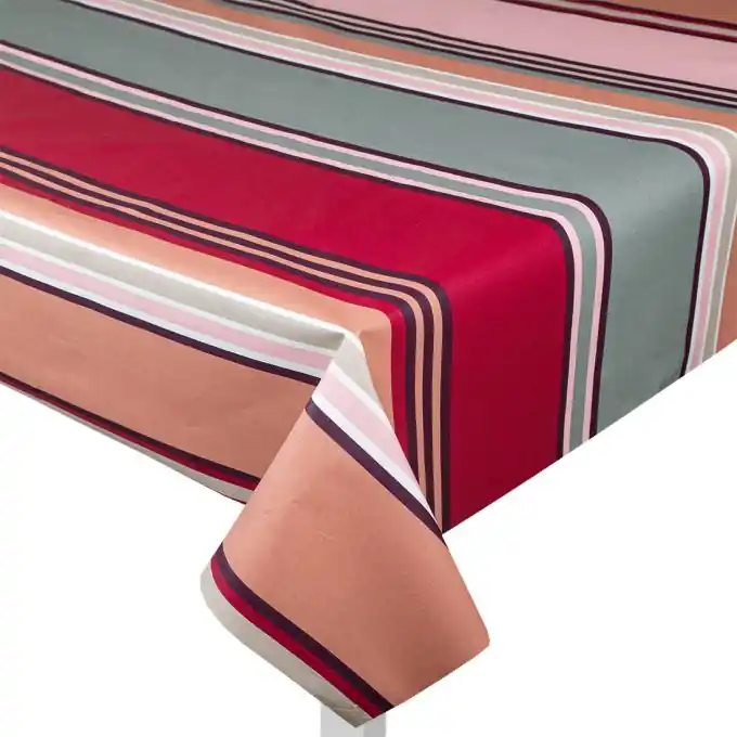 Beschichteter Baumwollstoff Rhune Rosa Günstig