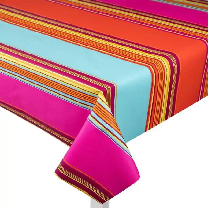 Beschichteter Baumwollstoff Adour Pink Top-Angebot