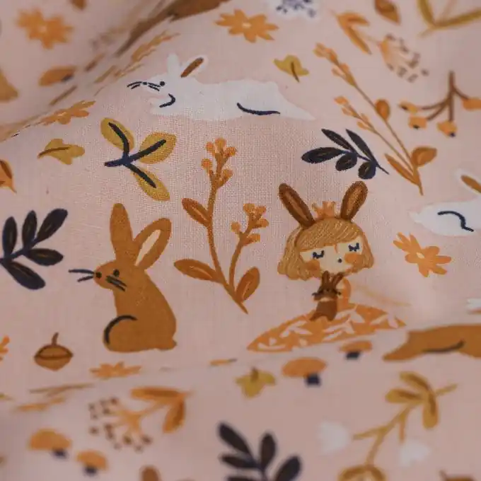 Geld-Zurück-Garantie Cretonne Bio Prinzessin Rosa