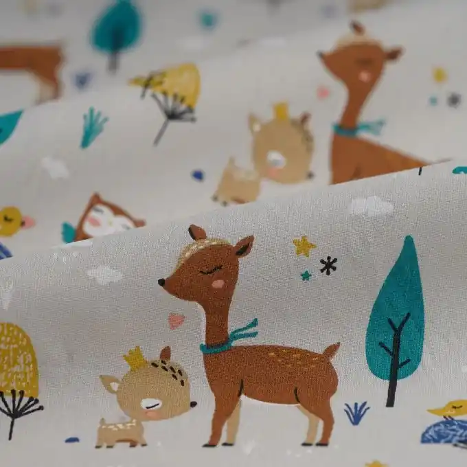 Kostenloser Rückversand Cretonne Reh Beige