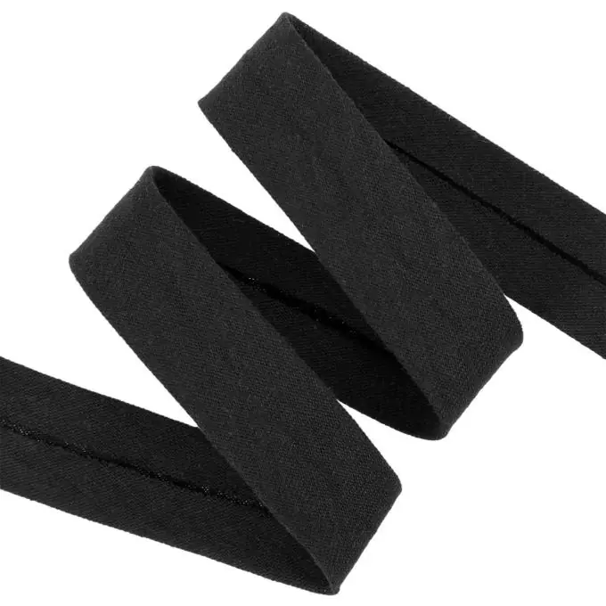Schrägband Musselin Baumwolle Schwarz 20 mm Jetzt Zugreifen