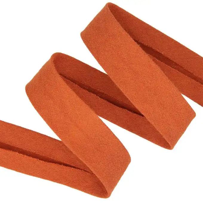 Schrägband Musselin Baumwolle Rostrot 20 mm Markenprodukt