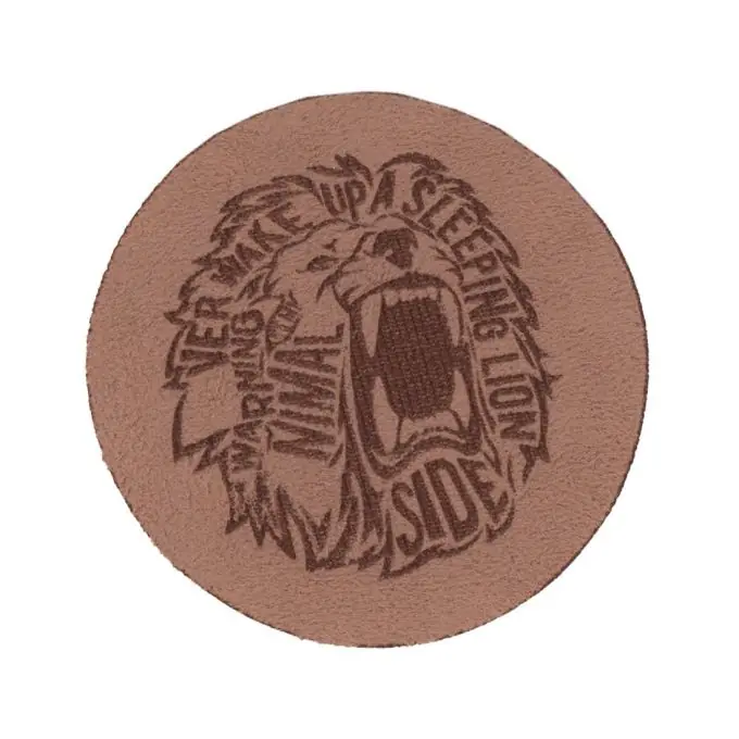 Löwen-Wildleder-Patch Schnäppchen