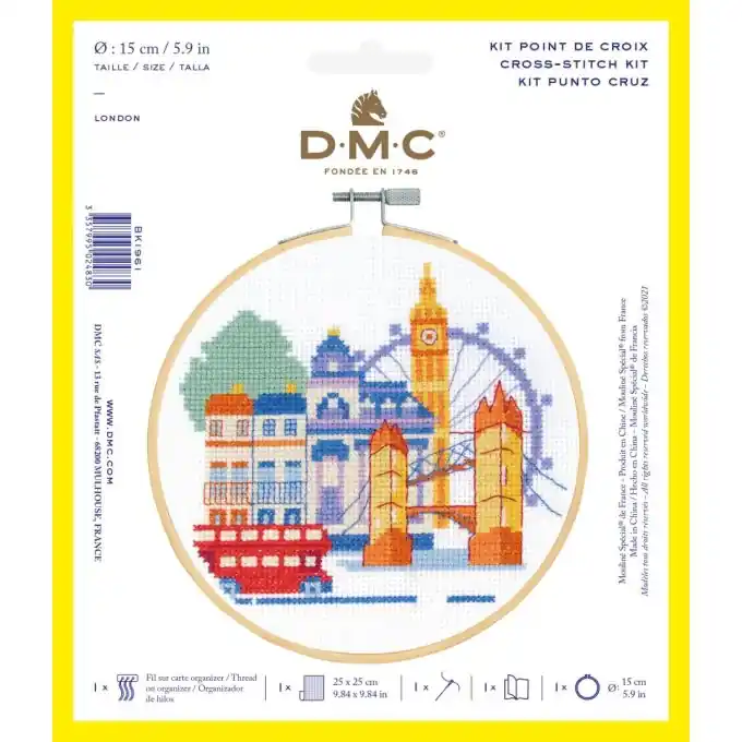 Billig Kreuzstich Set DMC London