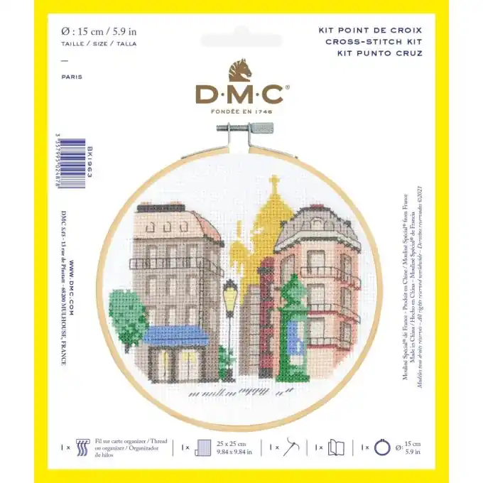Kit Kreuzstich DMC Paris Letzte Chance