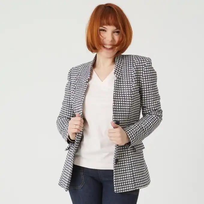 Schnittmuster Blazer Naïade 34/48 – Coralie Bijasson FR Kostenloser Versand