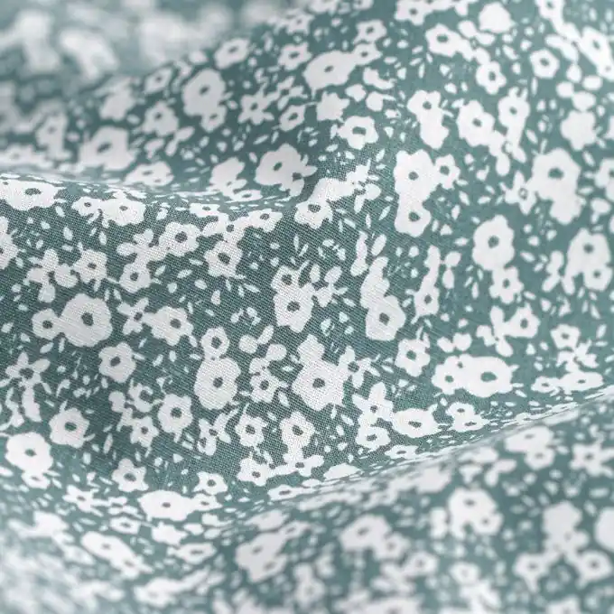 Jetzt Kaufen Cretonne Blumen Hilali Blau