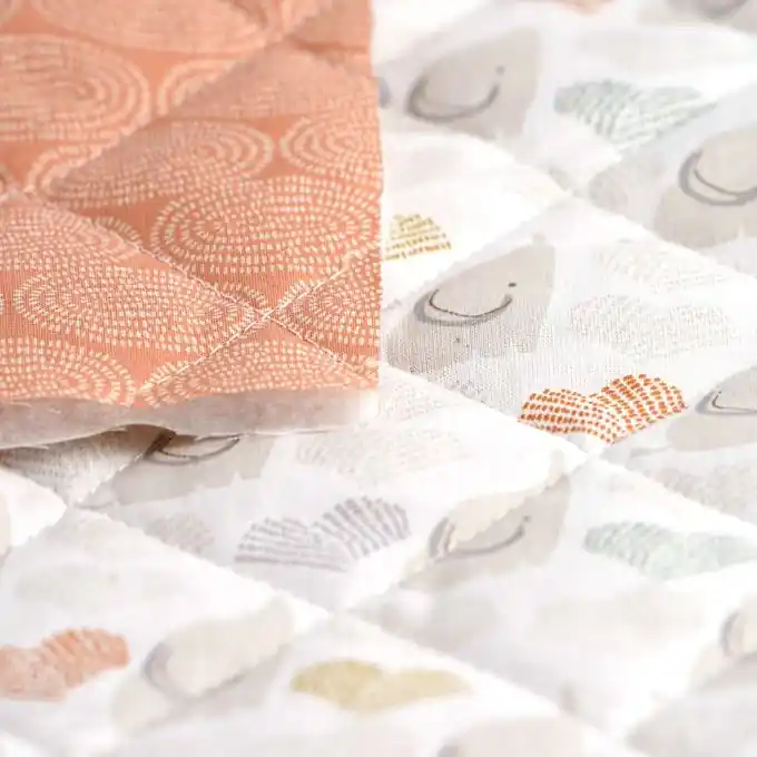 Neue Ware Steppstoff Elefant Rosa