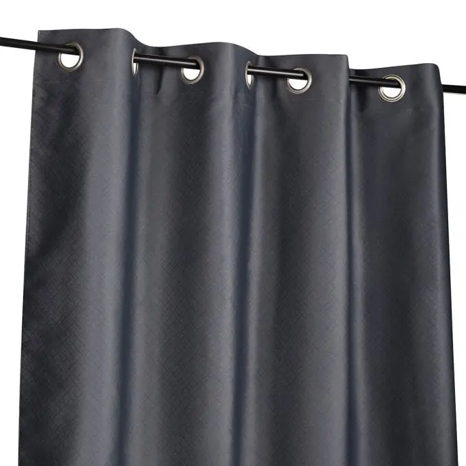 Verdunklungsvorhang London Grau Hochwertig