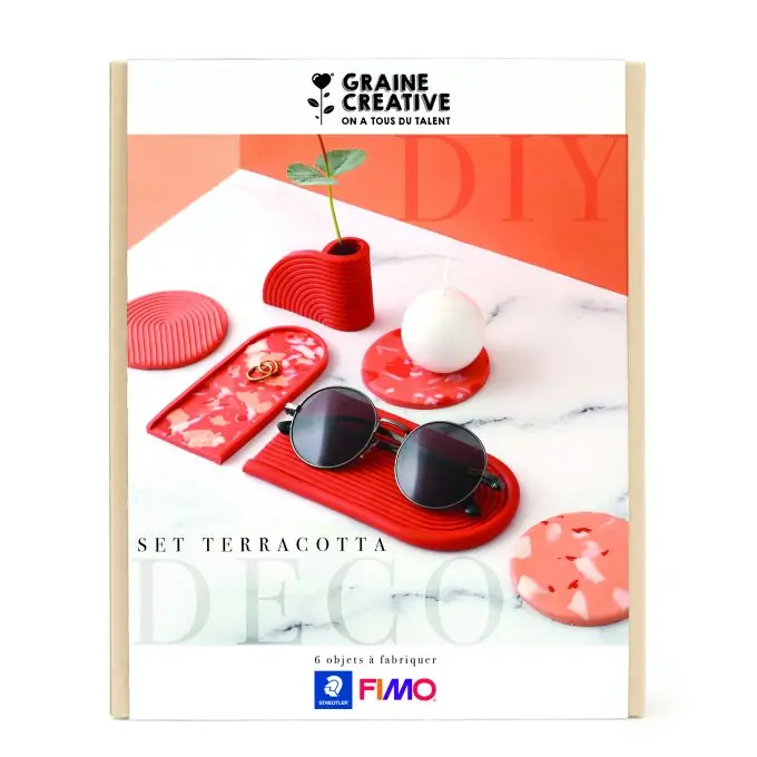 Fimo DIY-Kit Terrakotta – Heimdekor Set Premium