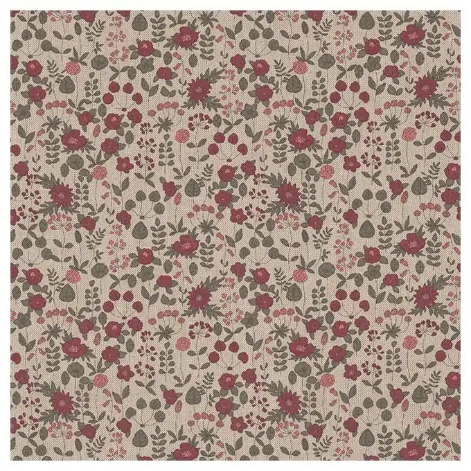 Letzte Chance Dekostoff Linenlook Weinrot