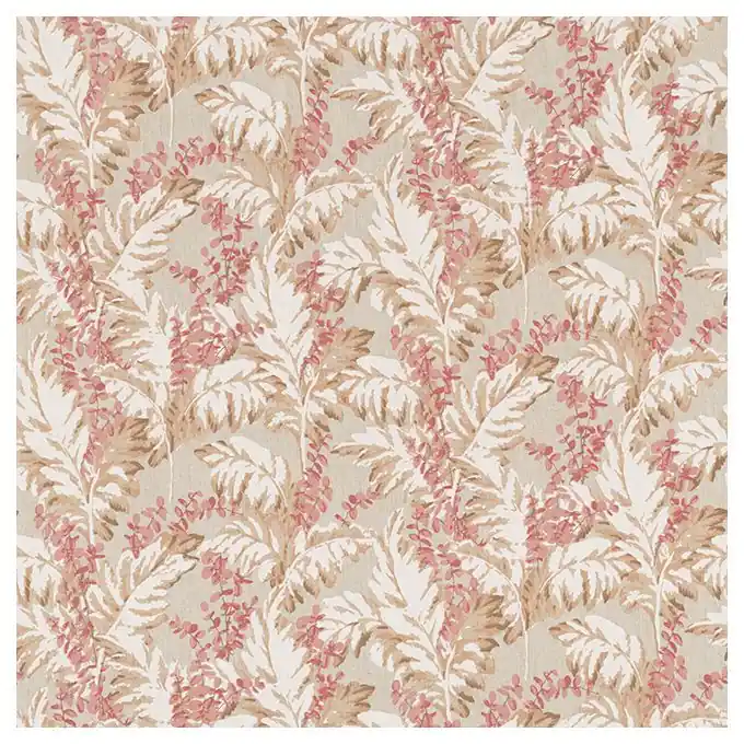 Dekostoff Linenlook Blumen Pampa Rosa Direkt Vom Hersteller