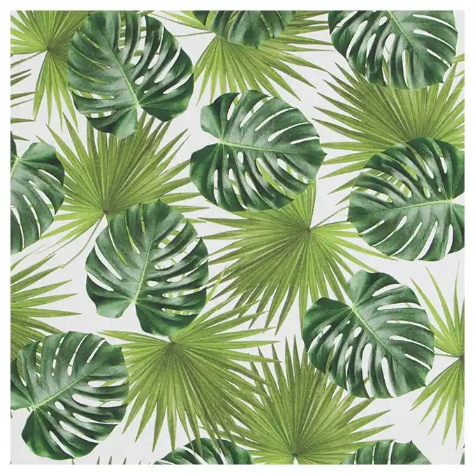 Dekostoff Halbpanama Premium Palmen Sonderaktion