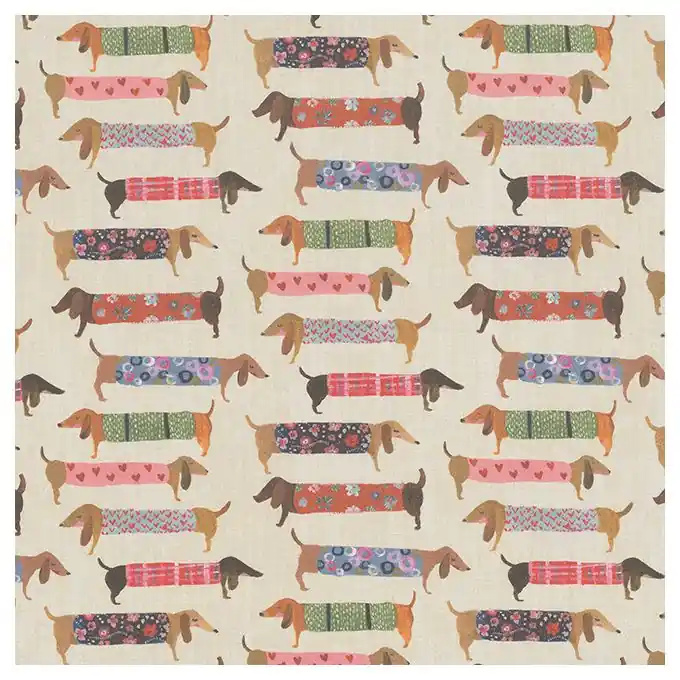 Stoff Halbpanama Premium Hunde Markenware