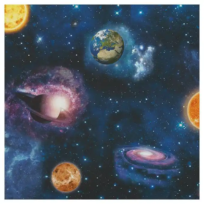 Dekostoff Halbpanama Premium Galaxie Günstig