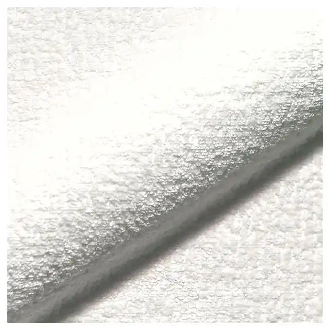 Ausverkauf Samtstoff schwer écru