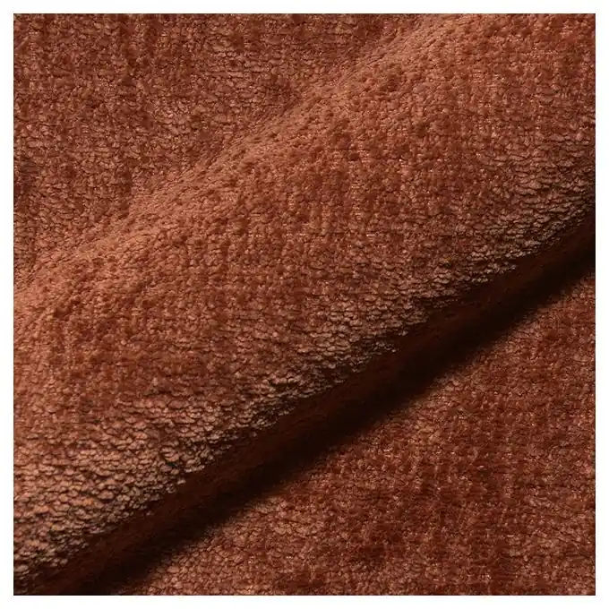 Samtstoff schwer rostbraun Knallerangebot