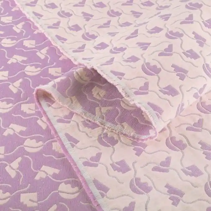 Preisknaller Jacquard Memphis Guimauve Parma Champagner – Walkie Talkie