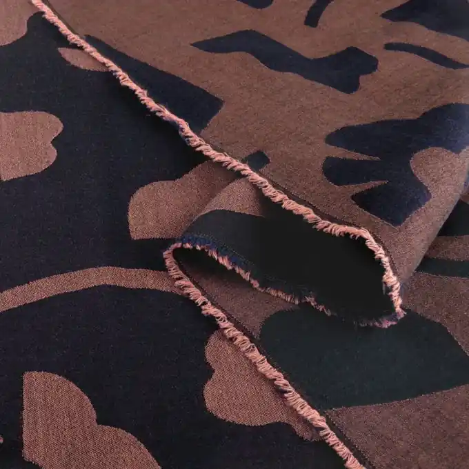 Super-Preis Baumwollviskose Play Soft Cocktail Indigoblau/Rosa – Walkie Talkie