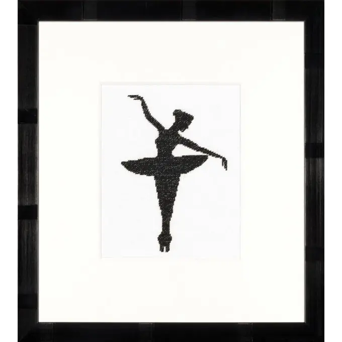 Stickerei-Kit mit Zählmuster Ballet 8 Sprachen Neuheit