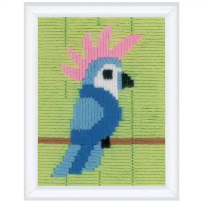 Cacatoès Stickbild-Set – Stickerei-Kit Direktkauf