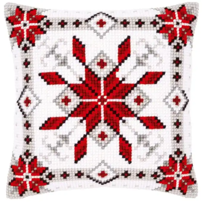 DIY Kreuzstich-Kissen-Set Eiskristalle Großhandel