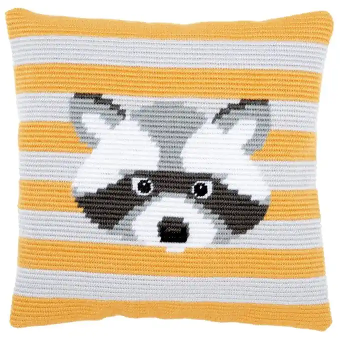 Gleich Bestellen DIY-Kit für Schrägen Koboldspunkt mit Baumwoll-Leinwand und Acrylgarn