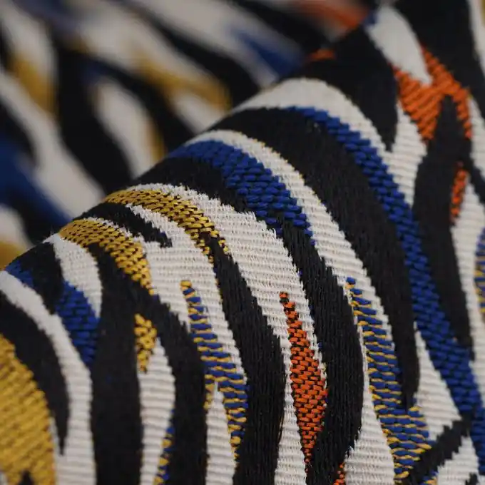 Gleich Bestellen Jacquard Zebra Weiß