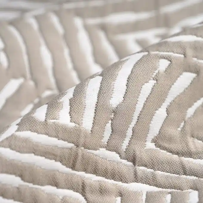 Ausverkauf Piqué-Stoff aus Baumwolle Ralph taupe – Überbreite