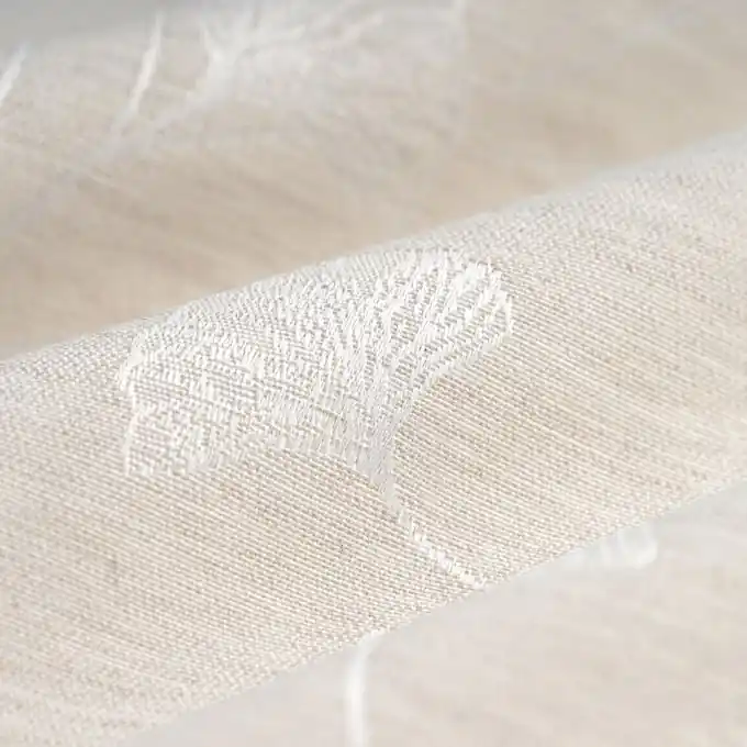 Recycelter Damaststoff Gingko – Überbreite Hochwertig