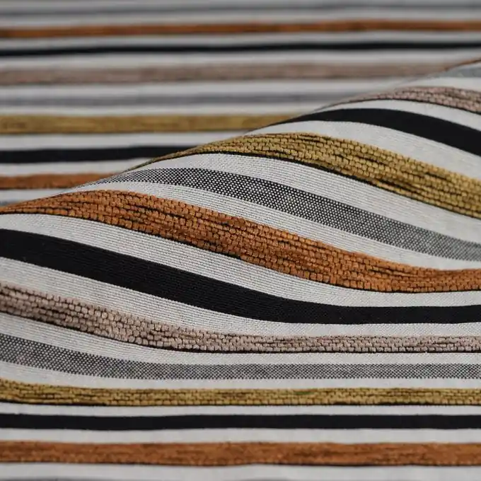 Polsterstoff gestreift orange rosa Sonderaktion