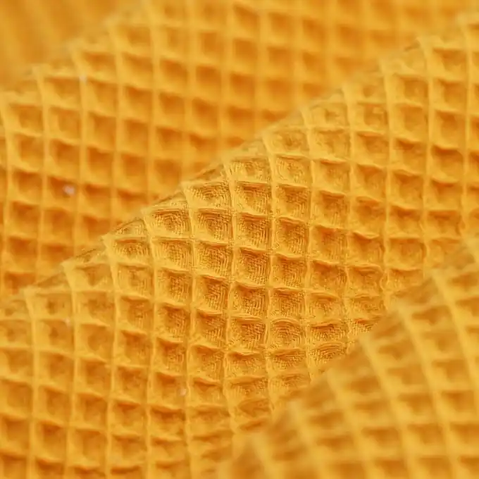 Bestpreis Baumwollfrottee senfgelb