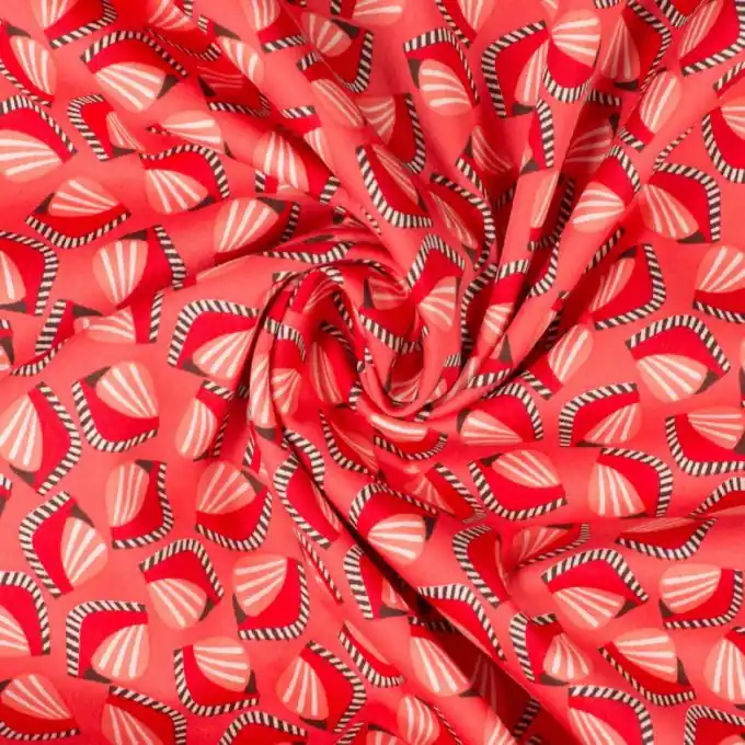 Baumwollsatin Muscheln Koralle Bestseller