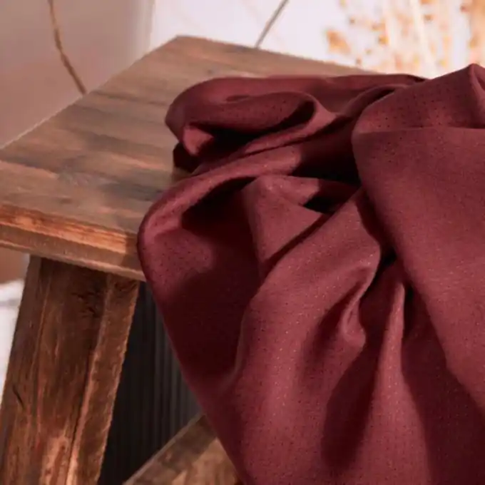 Viskose Plumentis Dobby rust – Atelier Brunette Hochwertig