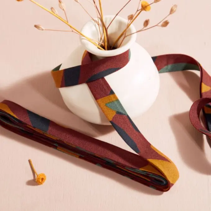 Schrägband Viskose Seraphine Rust – Atelier Brunette Preis Gesenkt