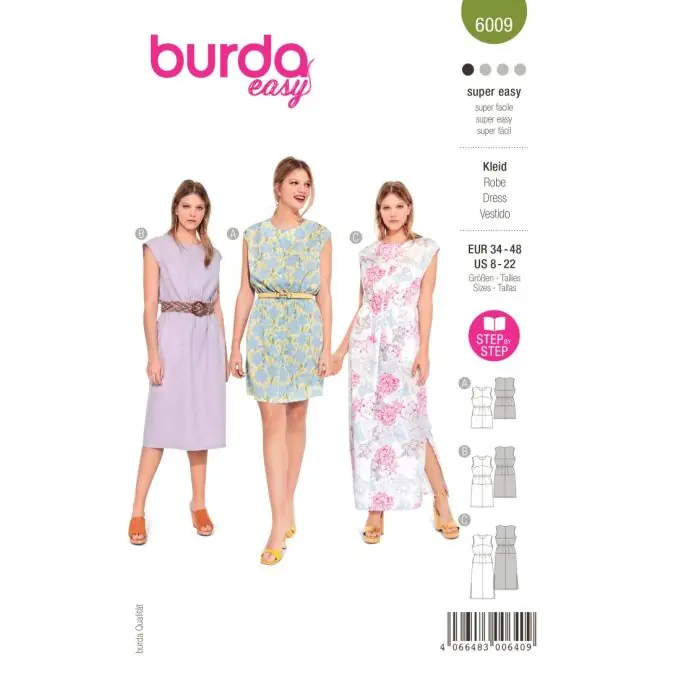 Sommerkleid mit Gummiband in der Taille – Burda Geld-Zurück-Garantie