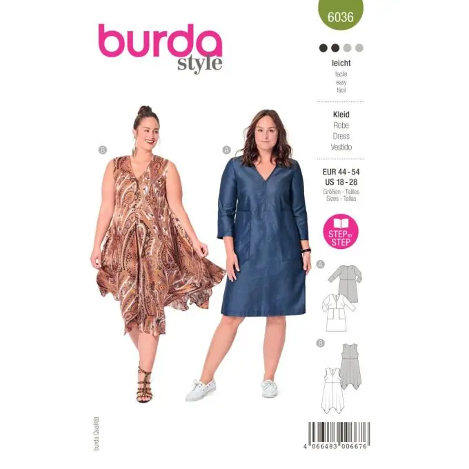 Heute Kaufen Burda – 2-in-1 Kleid für Büro und Ausgehen