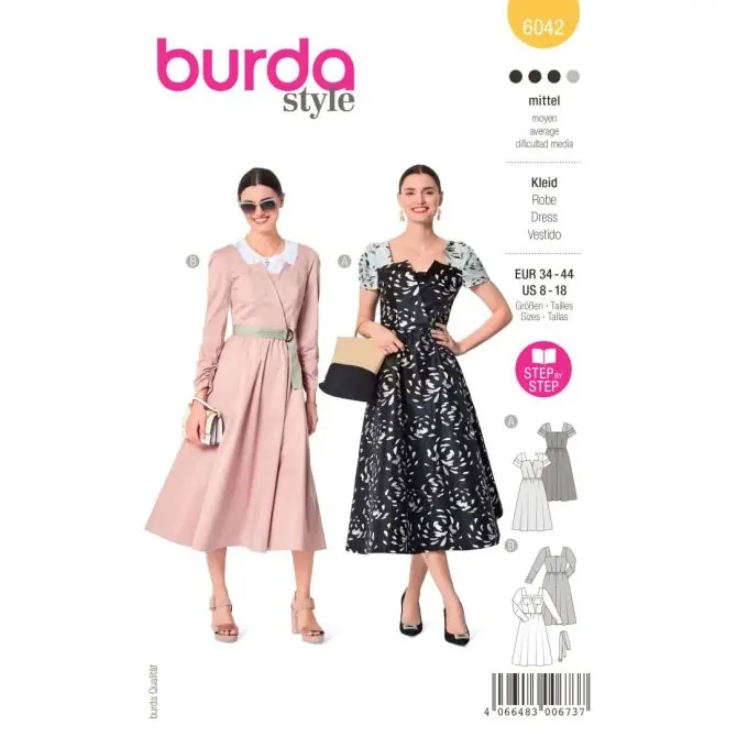 Burda Retro-Kleider mit Jacquard und Taft – Fortgeschrittenes Nähprojekt Must-Have