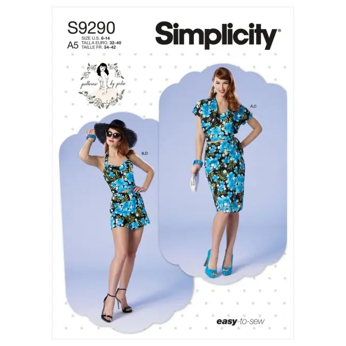 Simplicity Bolero verdoppelt – Eng anliegender Wickelrock Limited Edition