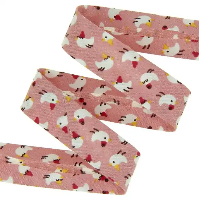 Schrägband Baumwollgemisch Küken Rosa 20 mm Preiswert