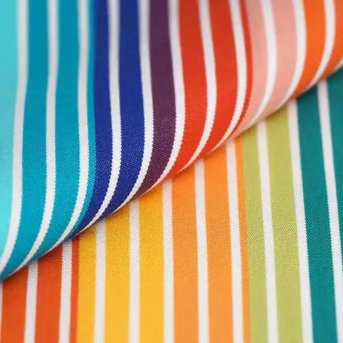 Sonderaktion Liegestuhlstoff Monac Regenbogen 45cm