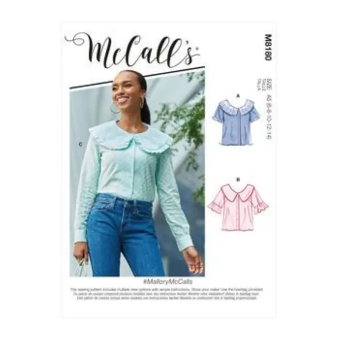Angebot McCall’s Blusen mit Rüschen- und Kragenvarianten