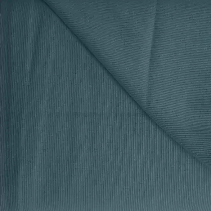 Gerippter Jersey (Bündchen) Blau 110cm – See You At Six Preisknaller