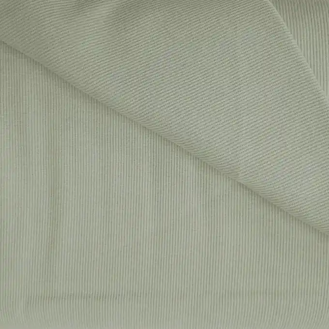 Bestseller Gerippter Jersey (Bündchen) Aqua Grau 110 cm – See You At Six