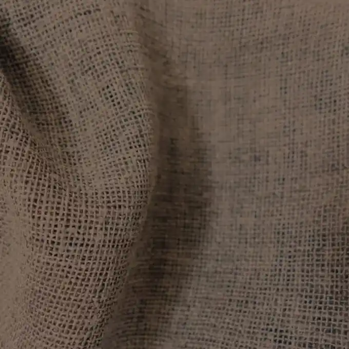 Neuheit Uni Voilage Stoff Taupe 300cm Breite Etamine