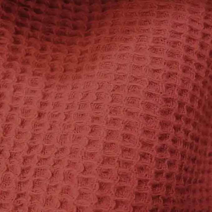 Highlight Waffelpiqué Mistral Ziegelrot