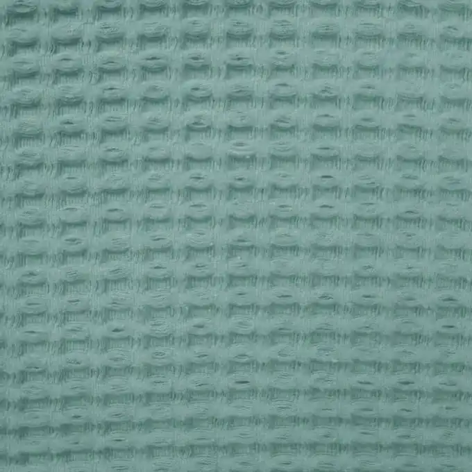 Solange Der Vorrat Reicht Baumwollfrottee großes Muster seegrün